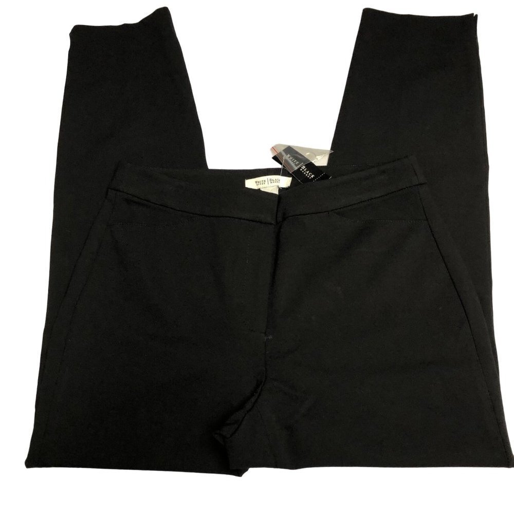 WHITE‎ HOUSE BLACK MARKET PONTE SLIM ANKLE PANTS size  6 NWT